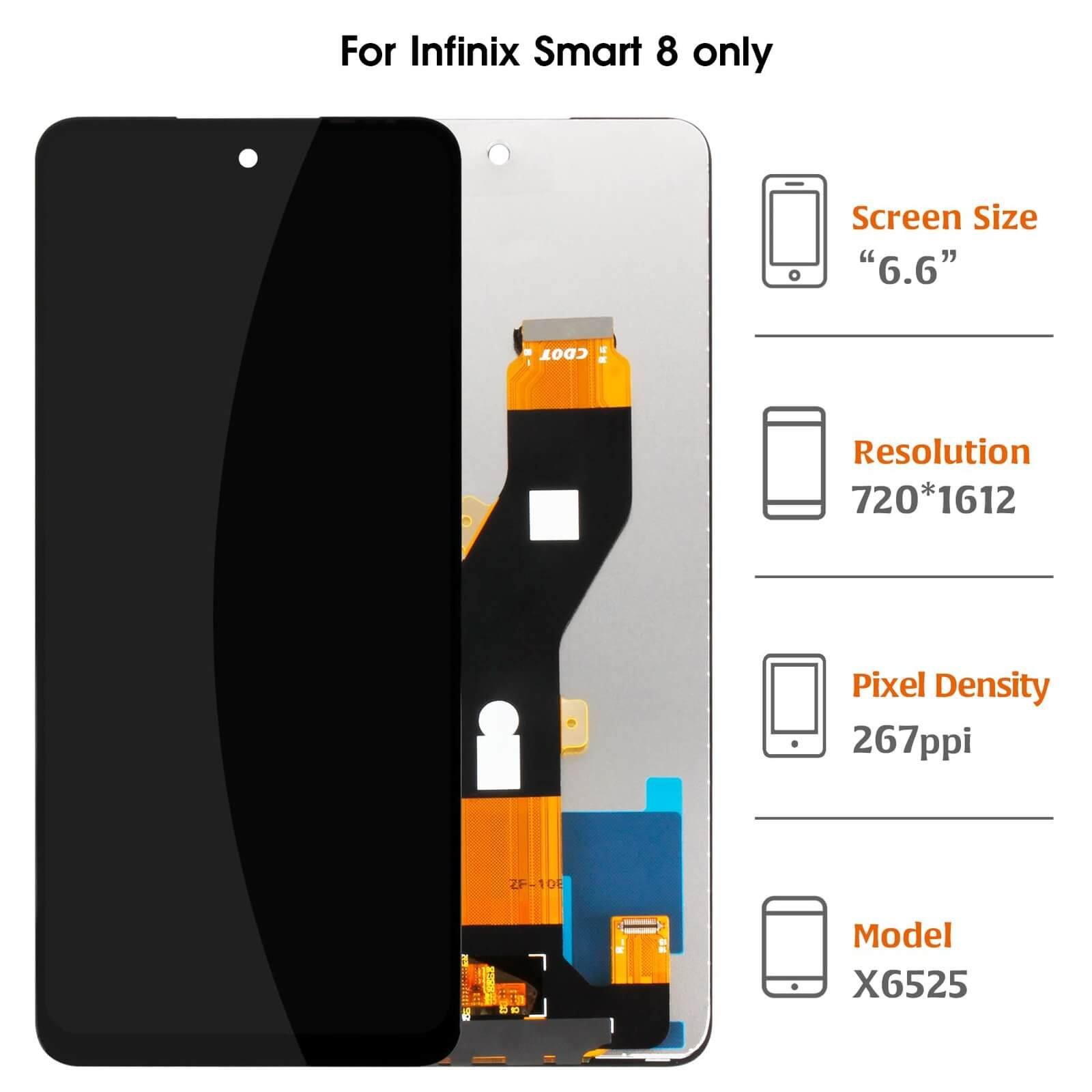 LCD INFINIX SMART 8 ORIGINAL