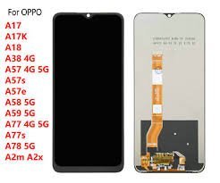 LCD OPPO A17 A17K A18 A1X 5G A38 A57 2022 A77S A56S A77 ORIGINAL