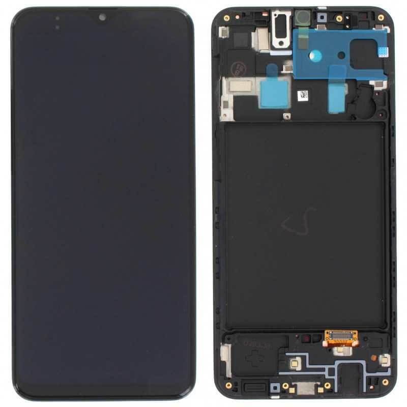 LCD SAMSUNG A20  M10S INCELL WITH FRAME TFT