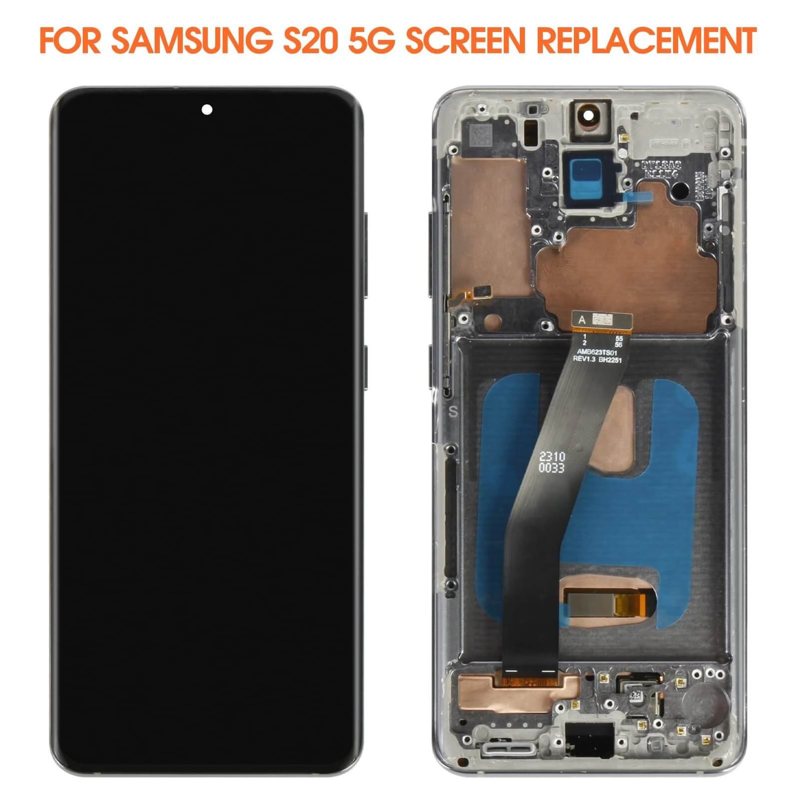 LCD SAMSUNG S20 5G OLED WITH FRAME ( G980 )